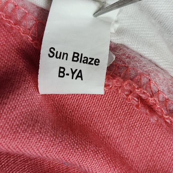 Banana Republic Shorts Womens 6 Pink Sun Blaze We Roll Up Chino Cuffed Preppy - Picture 9 of 14